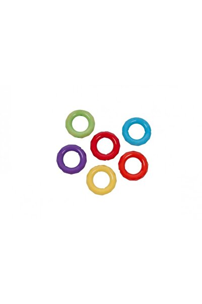 Colorarte Accesorii creatie - inele plastic, diverse culori, 30mm, set 10 buc,