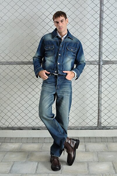 Hiccup GIESTO Denim jacket with buttons and Functional Pocket