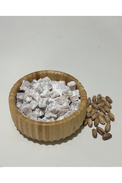GSC ŞEKERLEME Antep Fıstıklı Çifte Kavrulmuş Lokum-Pudra Şekerli- Net 1 Kg