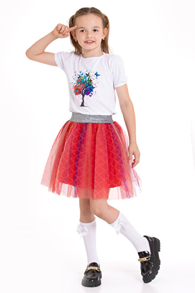 ares kids 23 أبريل 29 أكتوبر طقم تنورة توتو للفتيات من قطعتين