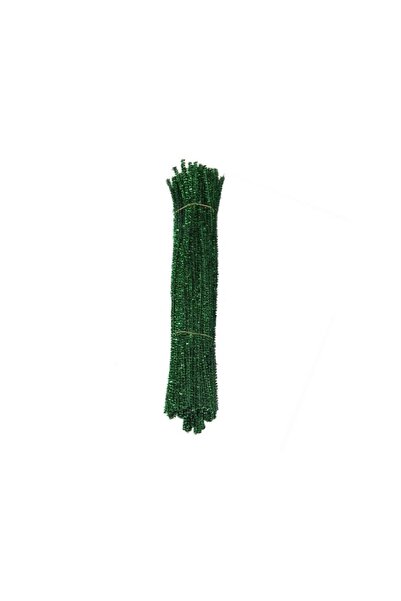 Colorarte Accesorii creatie - sarma plusata, verde, cu sclipici, set 25 buc,