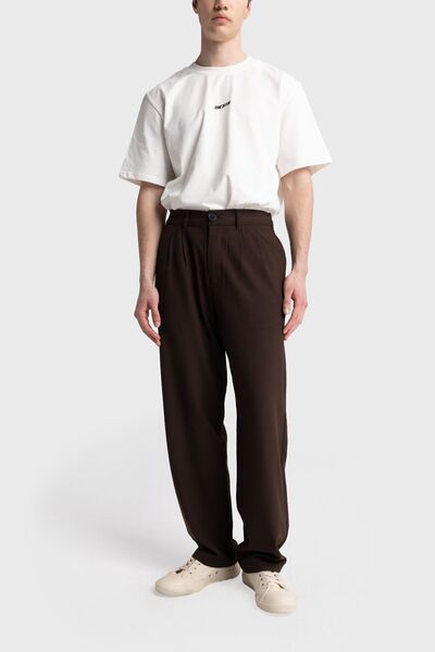 Hiccup GIESTO Pantaloni Cu Picior Drept Și Pliuri
