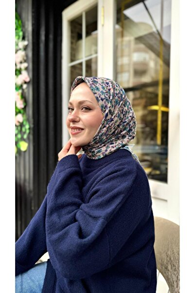 locella Soft Pamuk Eşarp Turkuaz