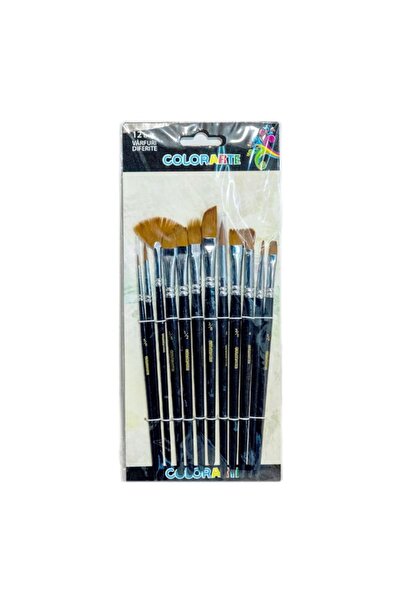 Colorarte Brush DB21203, different tips, set of 12 pieces