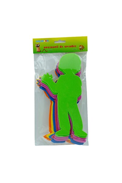 Colorarte Forme decorative - hartie gumata - baiat, 21x10cm, 1.5mm, diverse c...