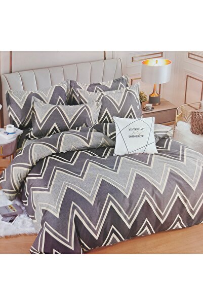 Casa Pucioasa Double bed linen set, Cotton 6 pieces with Stretchy