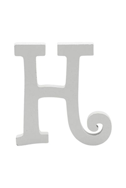 MC Micostore Zebra party decorations letter H, 11cm, wood, self-adhesive, JAB...