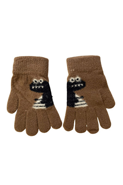 LİNOTTİ Children's Gloves for Ages 2-4 – Cute Dino Pattern