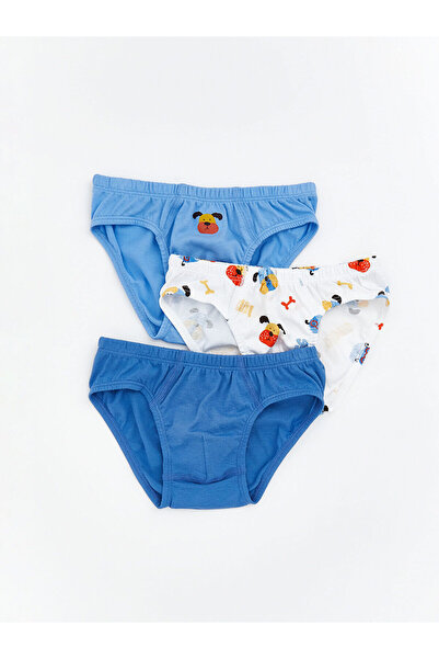 LC Waikiki Vizyon New Season Printed Boys' Underwear 3-Piece Set