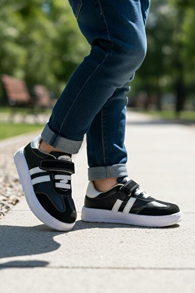 Tuğba Ortopedi 50 Ortopedsko % 100 Prava koža Dečak Crn Patike