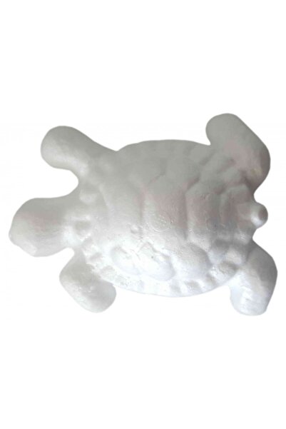 Colorarte Accesorii creatie - polistiren - broasca testoasa, alb, set 1 buc,