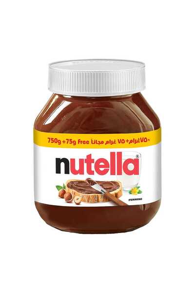 Nutella Hazelnut Chocolate Breakfast Spread Jar 750 g + 75 g Extra