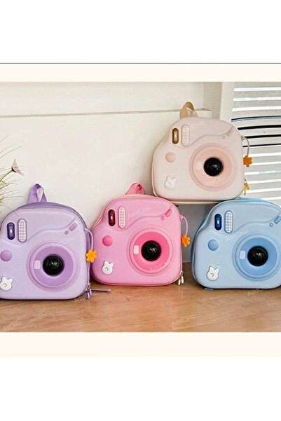 senacacollection Işıklı Fotoğraf Makine Görünümlü Çocuk Çanta 27x27 cm 1 ADET