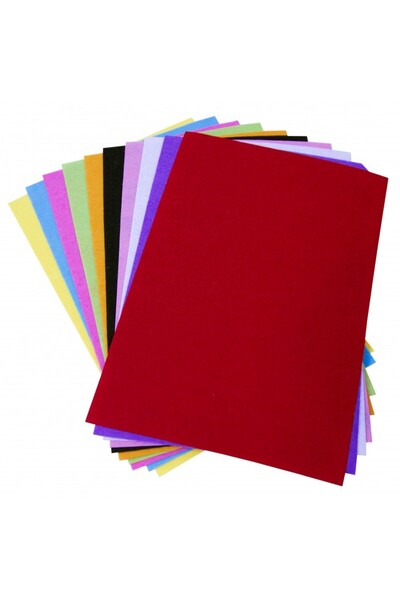 Colorarte Coli fetru A4, 1mm, diverse culori, set 10 coli, Colorarte, HYZ- 629