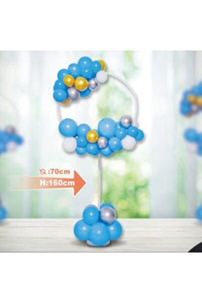 MC Micostore Ornament baloane PartyGo, 160cm, albastru, FD0143, set 56 buc