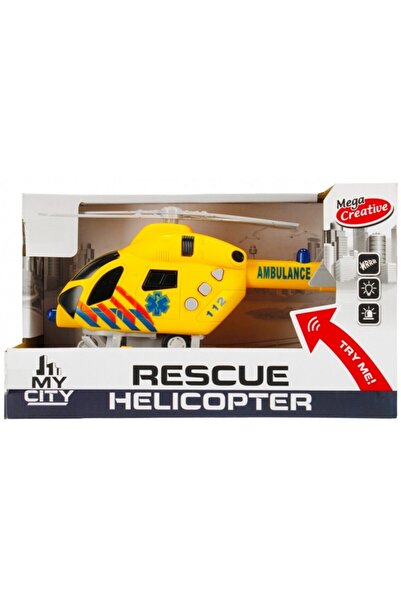 Mega Creative Ελικόπτερο Διάσωσης MegaCreative My City 462667, 23cm, με ήχους...