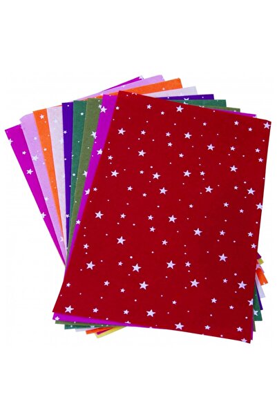 Colorarte Coli fetru A4 - stele, 1mm, set 10 coli,