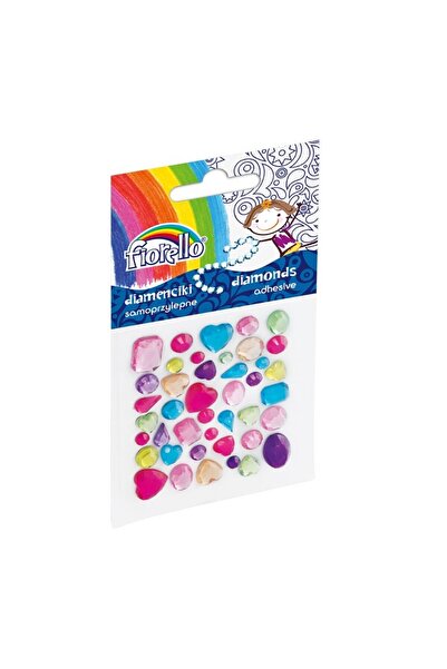 Fiorello Accesorii creatie - pietre pretioase plastic, diverse culori, 3-15mm...