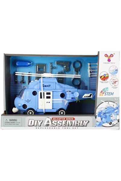 Mega Creative Elicopter cu accesorii MegaCreative 499168, 35cm, cu sunete si ...