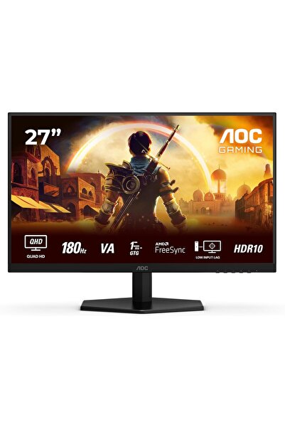 Aoc Q27G42XNE 27" 180Hz 0,5ms FreeSync 2K HDR10 Fast Va Gysnc Oyuncu Monitörü