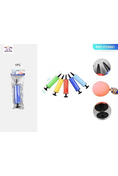 MC Micostore Pompa de umflat baloane PartyGo, 17cm, diverse culori, FC0081