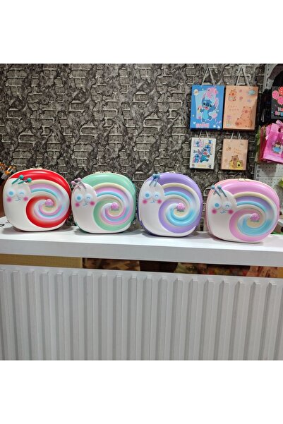 senacacollection حقيبة أطفال موديل سلحفاة قوس قزح 27x27x10 سم 1 قطعة