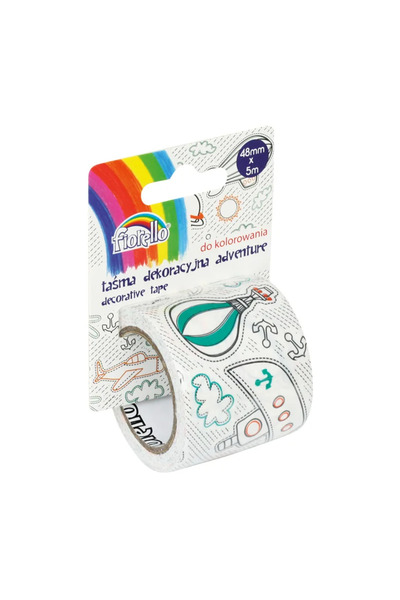 Fiorello Accesorii creatie - banda adeziva, 48mm x 5m, de colorat Adventure, ...