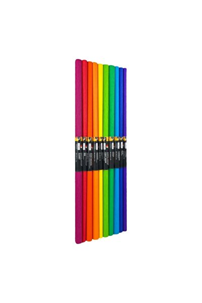 Colorarte Hartie creponata M02, 50x200cm, diverse culori intense spectrum, se...