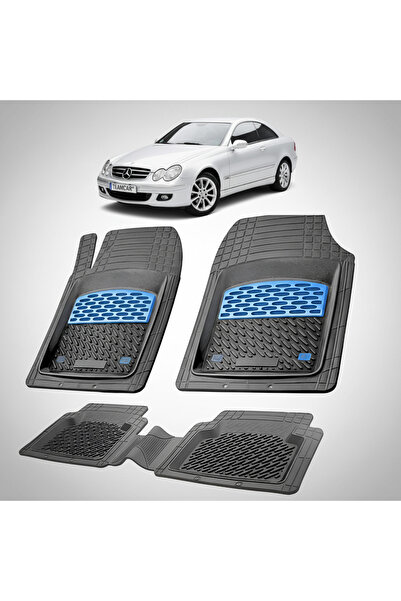 TEAMCAR Mercedes-Benz CLK-Class Compatible Floor Mats S209 2002-2010 | Blue