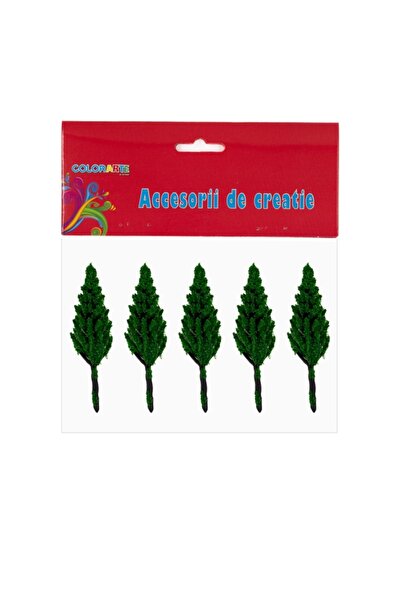 Colorarte Δημιουργικά αξεσουάρ - πλαστικό - Χριστουγεννιάτικα δέντρα, πράσινο...