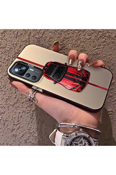 Hontinga حافظة هاتف Mi 12T Pro متوافقة مع حافة السيليكون الصلبة ومضادة للسقوط...