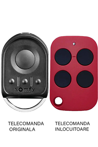 OEM Telecomanda inlocuitoare poarta garaj Somfy KeyGO RTS pe patru canale/ 43...