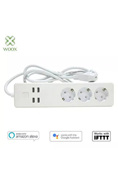 OEM Έξυπνη επέκταση Woox R4028 3 υποδοχές +4x USB 1,8μ