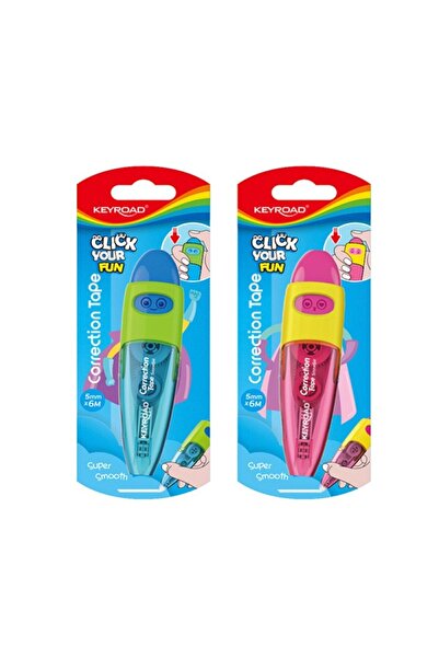 KEYROAD Banda corectoare KR972101, 5mm x 6m, cu mecanism, diverse culori
