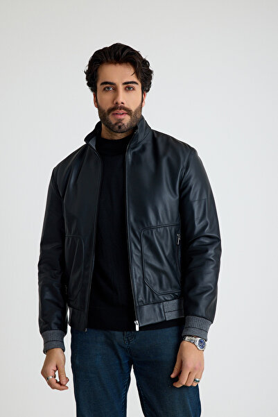 Franko Armondi Klasik Erkek Deri Ceket – E56-KD-2906-24142