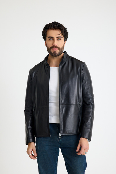 Franko Armondi Fit Kısa Erkek Deri Ceket – E4-K-2629-23712