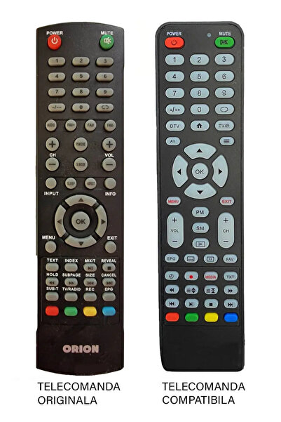 OEM Telecomanda inlocuitoare compatibila pentru TV DenisNetwork DT48S2 (671)