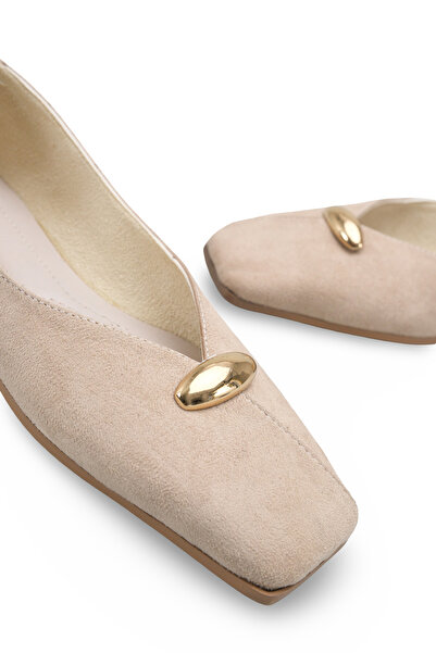 Riccon Women's Ballerinas 0012502 Skin Suede