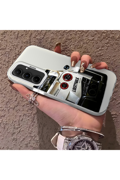 Hontinga حافظة هاتف سامسونج جالاكسي A55 متوافقة مع الحافة السيليكونية الصلبة ...