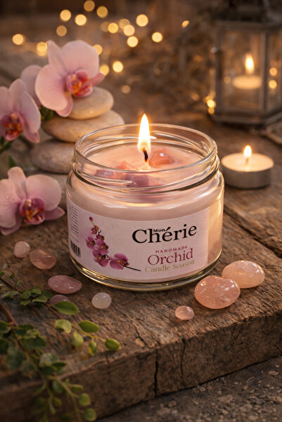 Mon Chérie Essence Orchid , El Yapımı ,Aroma Parçacıklı , Orkide Kokulu Kavan...