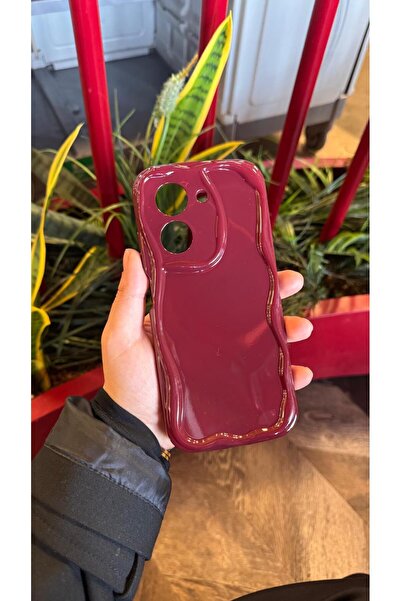 KILIF STORE Redmi A5 Bordo Wavy Phone Case