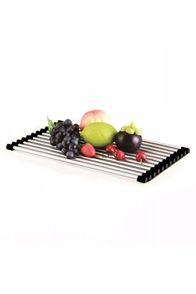 Kamille Dish drying rack, KM-7009, steel/silicone, 40x23cm