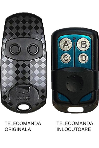 OEM Telecomanda inlocuitoare poarta garaj 2 butoane cod fix frecventa 433.92M...