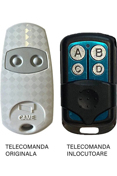 OEM Telecomanda inlocuitoare poarta garaj 2 butoane cod fix frecventa 433.92M...