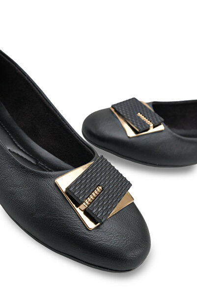 Riccon Women's Ballerinas 0012603 Black Skin