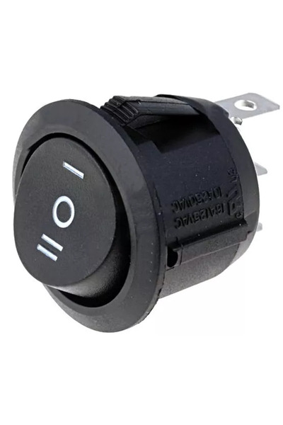 OEM Intrerupator ROCKER SP3T ON-OFF-ON 10A 250VAC Pozitii 3 cu retinere 50mOh...