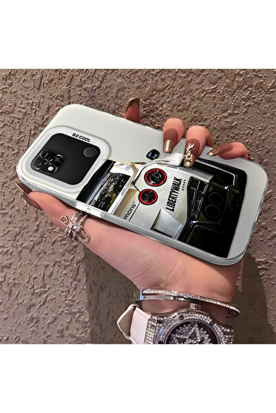 Hontinga حافظة هاتف Redmi 9C متوافقة مع حافة السيليكون الصلبة ومضادة للسقوط ب...