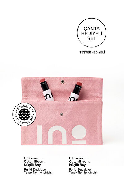 INO Beauty Hibiscus Stick Ruj & Allık 4,5Gr + Scarlet Stick Ruj & Allık 4,5Gr...