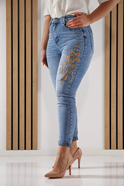 Zaira Alexia Women's Mom Jeans #A1355 - 4XL