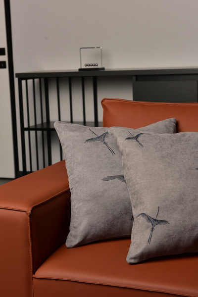 Setekshome Husă de pernă Anka 2 bucăți gri